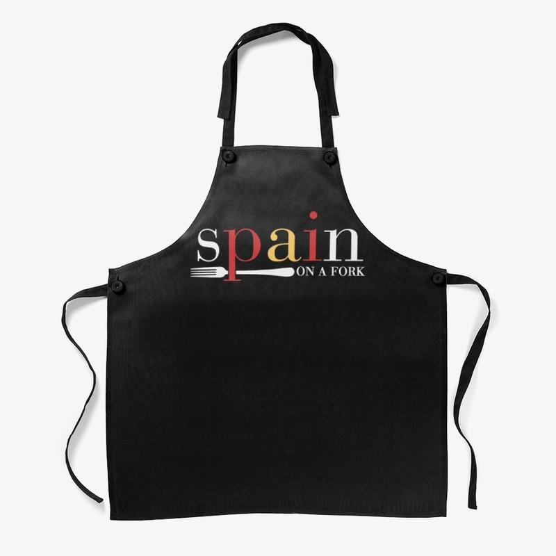 Spain on a Fork Black Apron